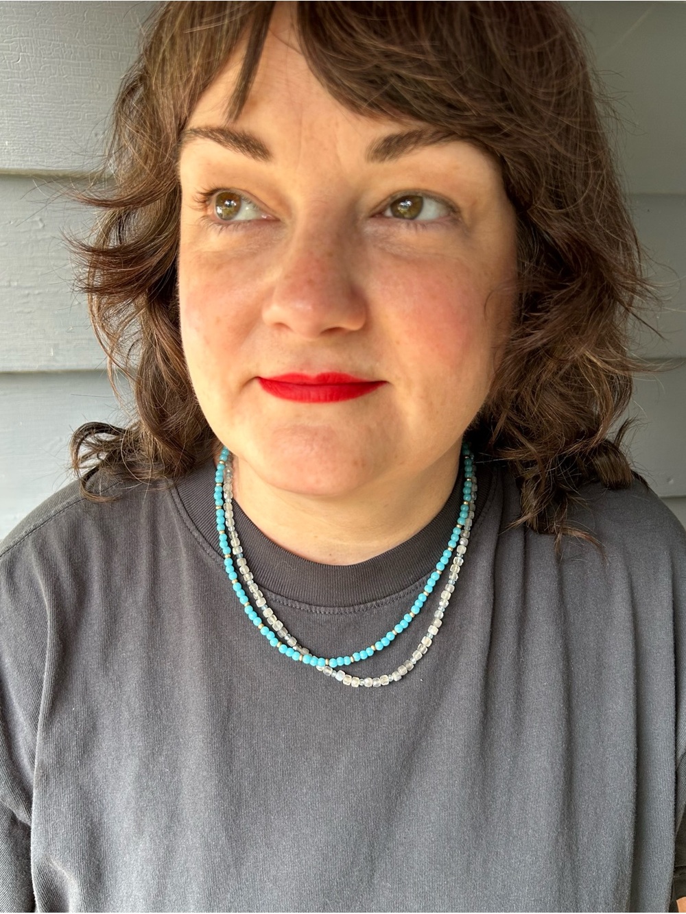 Labradorite necklace - Picture 4 of 6